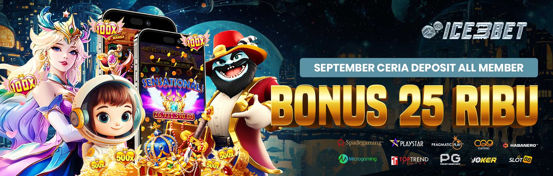 Event September Ceria Bonus Deposit 25 Ribu