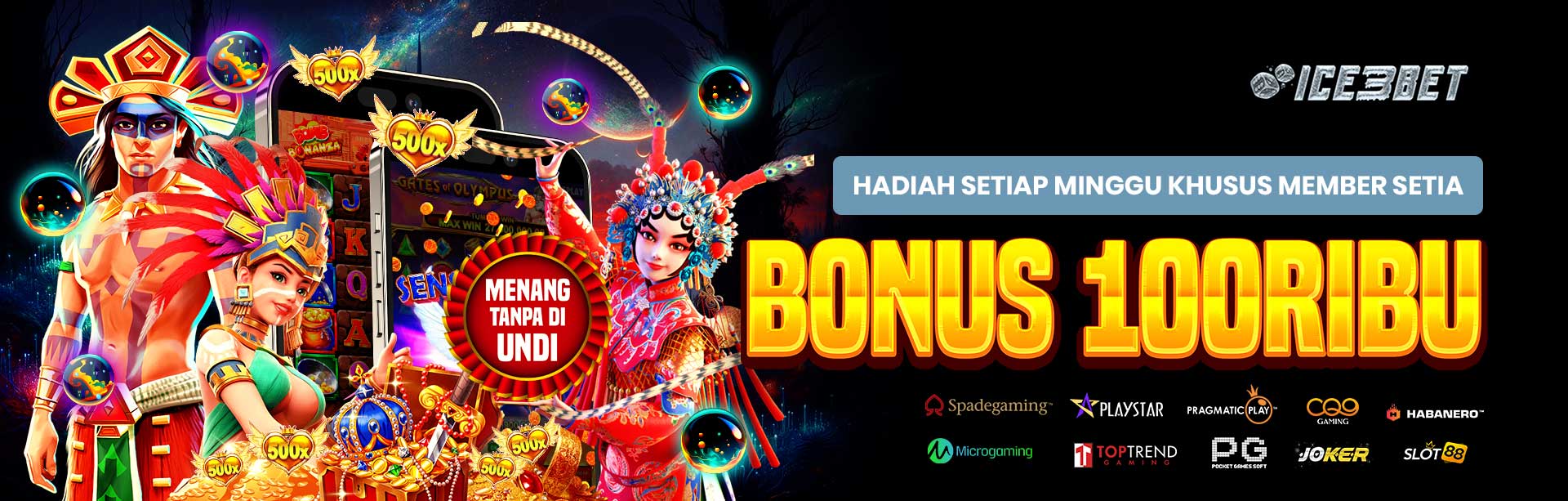 Bonus Mingguan Member Setia ICE3BET