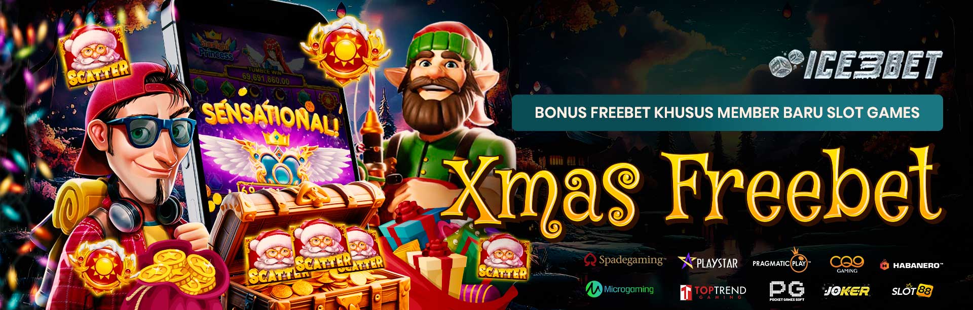 Ice3bet Xmas Freebet