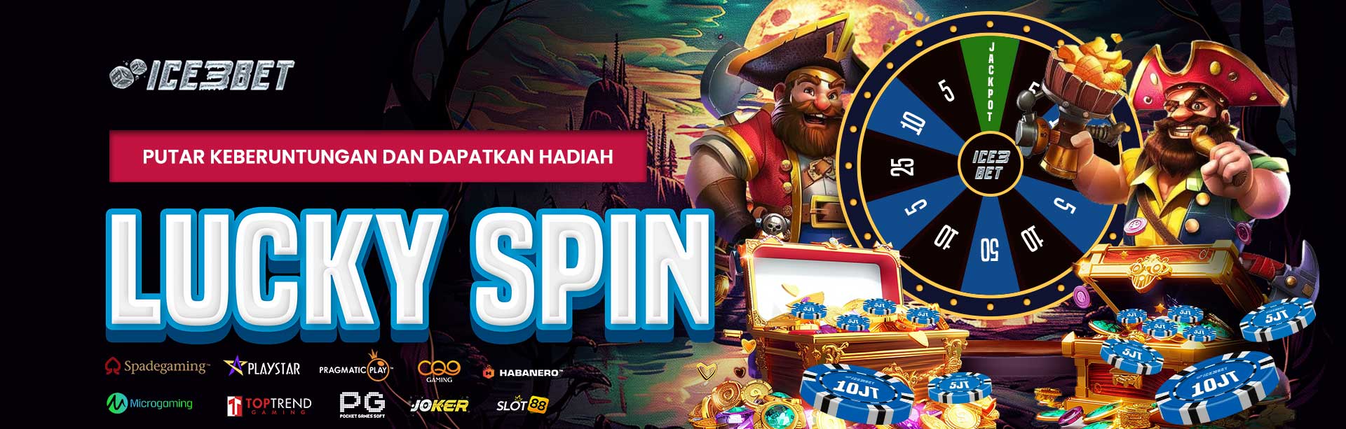 BONUS TOKEN - LUCKY SPIN ICE3BET